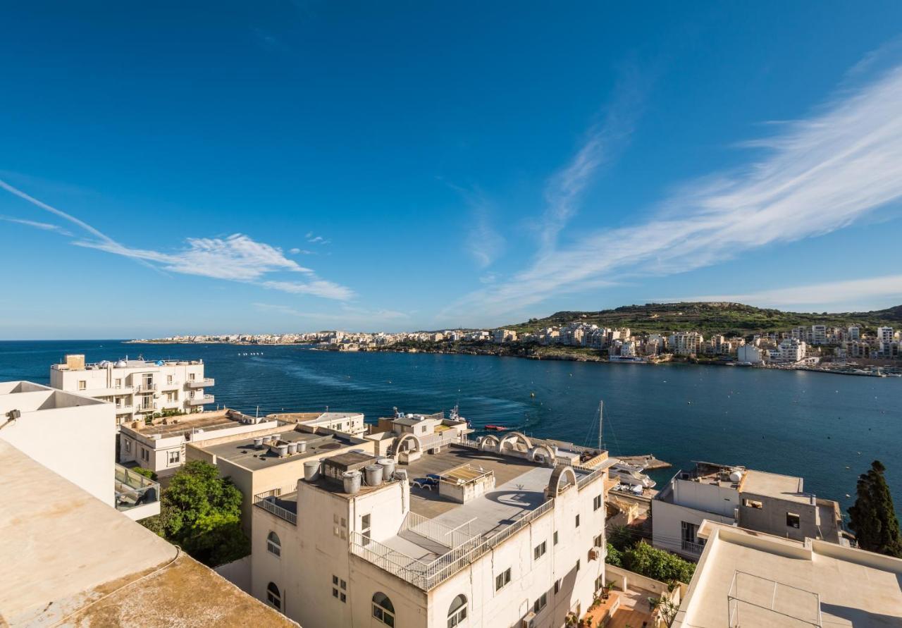 Bayview 2 Bedroom Seaview Apartment With Large Terrace With Panoramic Views - By Getawaysmalta St. Paul's Bay Exterior photo